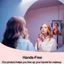 iPad Suction Mount for Tablet Glass Holder for iPad Mirror Mount for Tablet Suction Holder for Pad Glass Stand for iPAD Mirror Stand Pad for Makeup, Yoga, Gym, Kitchen, Tub, Fit 5.5"-12.9" (Dark)