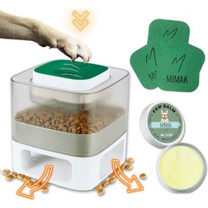Dog Nail File Toy with Treat Dispenser - Dog Nail Scratch Board with Treats - Nail File Pad with Slow Feeder for Stress Free - Scratch Pad for Nails - Paw Nail Scratch Toy for Dogs (Mimak)