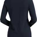 GEMYSE Women's 1/4 Zip Pullover Shirts Long Sleeve Workout Tops Quick Dry Casual Rash Guard Shirts (Black, XL)