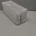 Ohlove 6 Pcs Large Clear Plastic Drawer Organizers Tray 15" x 6.3" Storage Bins with 25 Pcs Non-Slip Pads for Makeup, Jewelries, Kitchen Utensils, Bathroom and Office