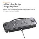 JDDWIN Full Protective Case Compatible with Nintendo Switch 2 2025, Soft TPU Grip Protective Cover Switch 2 Skin Accessories for Joy-Con, Travel Carring Case,Detachable Front Shell Cover and Kickstand