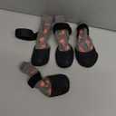 PUPTECK Anti Slip Dogs Shoes for Hot/Cold Pavement, Senior Booties, Rubber Boots & Paw Protectors for Dogs to Prevent Licking, Grippy Socks for Hardwood Floors, Strawberry, S