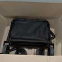 Wagons Carts Foldable, Collapsible Wagon with Wheels Foldable Wagon for Groceries,Picnic,Beach,Camping, Small Hauls, Apartment Moving Storage, Portable Utility Folding Wagon Cart, 360lbs,Jet Black