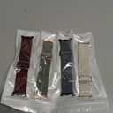 8 Pack Stretchy Band Compatible with Samsung Galaxy Watch 8 Band 40mm 44mm, Samsung Galaxy Watch 8 Classic 46mm, Soft Nylon Fabric Water-Resistant Elastic Solo Loop Sport Replacement Straps for Women Men (8P-Color 1)