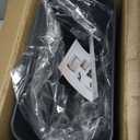 Small Bathroom Trash Can 2.4 Gallon Wastebasket, Slim Metal Garbage Can Matte Black Stainless Steel Trash Bin for Bedroom,Office,Kitchen,Toilet, rv, Near Desk, Under Sink