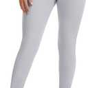 AVAMO Work Pants Women Stretchy Pull On High Waisted Dress Pants Skinny Leggings with Pockets Business Office Teacher Yoga Medium