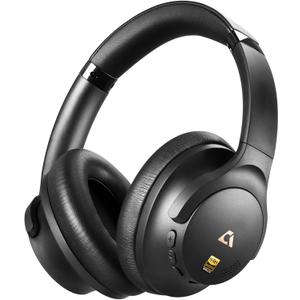 1Mii AI Y8+ Noise Cancelling Headphones Bluetooth 6.0, Over Ear Wireless LDAC Hi-Res Audio, 100H Playtime, Comfort Fit for Airplane Travel Home, AI Translation Voice Chat Custom EQ via App Black