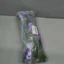 Faux Bougainvillea Artificial Flowers Plants for Outdoor Spring Summer Decoration, 2 Pcs Fake Silk Flower Outside UV Resistant Realistic Long Trailing Vines for Home Porch Patio Balcony Yard(Purple)
