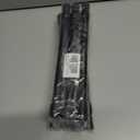 3 x Spring Tension Rod, Goowin Small Tension Rod, 5/8" Diameter No Drilling Expandable Short Tension Rods Spring Rods, Tension Rods for Closet, Cupboard, Hanging Clothes, Black, 3 Pack (10-15.7 inch)