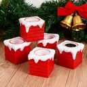 3 x Christmas Squishy Toys Party Favors - 4 Pack Pop Up Chimney Stress Relief Toys Christmas Stocking Stuffers Goodie Bags Treats Fillers Xmas Decorations Classroom Prizes Gift Toys Boys Girls Adults