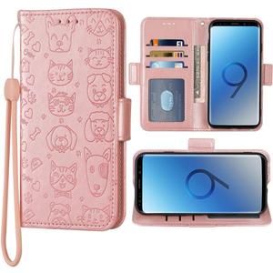 Compatible with Samsung Galaxy A01 Core/M01 Core Wallet Case Wrist Strap Lanyard Leather Flip Cover Card Holder Stand Phone Cover for Glaxay A01Core Ao1 A 01 Gaxaly 01A A013M 2020 Rose Gold