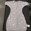 ZIGJOY Transitional Swaddles for Newborns  0.5 Tog Newborn Swaddle Sleep Sack 36 612 Months, 100% Organic Cotton Baby Transition Arms Up Swaddle Blanket with 2Way Zipper