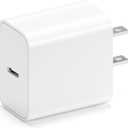 USB C Charger Block for Apple iPhone Air 17 16 15 14 13 12 11 Pro Max, 20W USBC Fast Charging Cube Plug Brick for Apple Watch iPhone iPad Airpods and More, 1Pack 1C USB-C Power Adapter, White