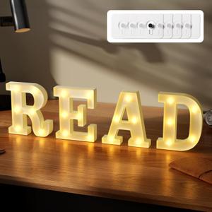 Reading Corner Decor For Classroom Read Sign Letters For Wall Decor Library Decor Classroom Wall Decor Light Up Letters