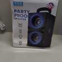 YIER Party Bluetooth Speaker:80W Peak Large Stereo Sound for Outdoor,Deep Bass,TWS,Loud with Lights,Portabe Wireless Big Speakers with Long Playtime,House,Projector,Movie