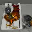 Tryme Rooster Solar Lights Outdoor Decorative Garden Statue Gifts for Chicken Lovers Women Mother Metal Yard Art for Lawn