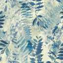 Surface Style - Fern Memory Botanical Peel and Stick Wallpaper (Azure)