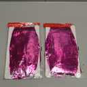 2 Pack Pink Party Decorations, 3.28 FT x 7.05 FT Pink Backdrop, Metallic Tinsel Backdrop Fringe Curtains Backdrop Curtains, Photo Backdrop Party Supplies Birthday Party Decorations