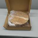 Kigley 4 Pcs Acacia Wood Lazy Susan Organizers Lazy Susan Turntable for Cabinet Non Skid Kitchen Tray for Counter Pantry Spice Salt Pepper Olive Oil Table Organization and Storage (10 Inch)