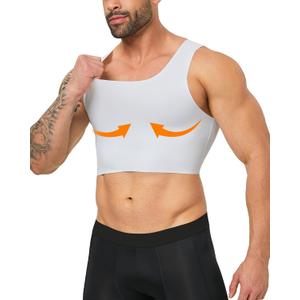 Compression Corest Chest Binder Slimming Tank Top for Hide GynecomastiaTransgender Tomboy Men Women