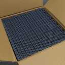 Fast-Drying Outdoor Decking for Garden, Kennel, Storage Shed, Basement, Garage, Patio, Bathroom, 10 PCS 12''x12''x0.59'' Heavy-Duty Interlocking Decking Tiles, Maximum Bearing Capacity up to 6613 LBs