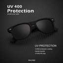 KALIYADI Polarized Sunglasses for Men and Women Matte Finish Sun glasses Color Mirror Lens UV Blocking (3 Pack)