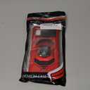 for Cricket Vision Plus - Shockproof Protective Phone Case with Ring Stand - RS7 Red