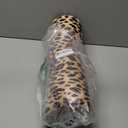 Leopard Print Bolster Pillow, Round Pillow for Bed with Removable Washable Cover, Cylinder Pillows for Head, Neck, Back and Legs Cervical Neck Pillow Sleeping 5.5 x 17 Inch