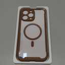 Miracase Magnetic for iPhone 16 Pro Max Case 6.9'' [Compatible with MagSafe] Full-Body Phone case with Built-in Glass Screen Protector& Camera Protector,Drop Proof 16 Pro Max Cover,Desert Brown