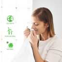 1 Gallon 110 Counts Strong Trash Bags Garbage Bags by Teivio, Bin Liners, for home office kitchen (Clear)