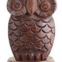 Birthday Gifts for Women Wooden Owl Glasses Holder Night Stand Reading Eyeglass Spectacle Retainer Gifts for Adults Women Men Him Her Mom Dad Car
