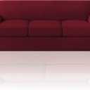 PrinceDeco T Cushion Sofa Slipcover 4 Pieces Sofa Covers for T Cushion Couch Soft Sofa Slip Covers Furniture Protector with 3 Individual T Shape Seat Covers Width Up to 88" Burgundy