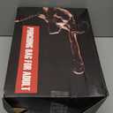 4FT Hanging Punching Bag for Adults, Super PU Leather Boxing Training Equipment Heavy Bag with 12OZ MMA Gloves, Unfilled Kicking Bag Boxing Set for Training Karate Kickboxing Muay Thai