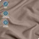 Bare Home Microfiber Bulk Pillow Cases - Standard/Queen Size Set of 4 - Cooling Pillowcases - Double Brushed - Taupe Pillowcases 4 Pack - Easy Care (Standard - 4 Pack, Taupe)