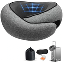 Travel Pillows for Airplanes,360° Support Stowable Travel Pillow, Neck Pillow Airplane with Memory Foam Portable Travel Neck Pillow for Traveling, Suitable for Airplanes, Offices, and Cars