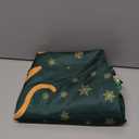 Horaldaily Christmas Tablecloth 6084 Inch Oval, Winter Stars Trees Green Washable Seasonal Table Cover for Party Picnic Dinner Decor