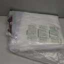 Clear Tarp 8 x 10 FT Medium Duty Waterproof Tarps Cover, Grommet Every 20 Inches, for Patio, Plant, Garden, Chicken Coop