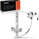 A-Premium Rear Driver Side Power Window Regulator with Motor (2-Pin)