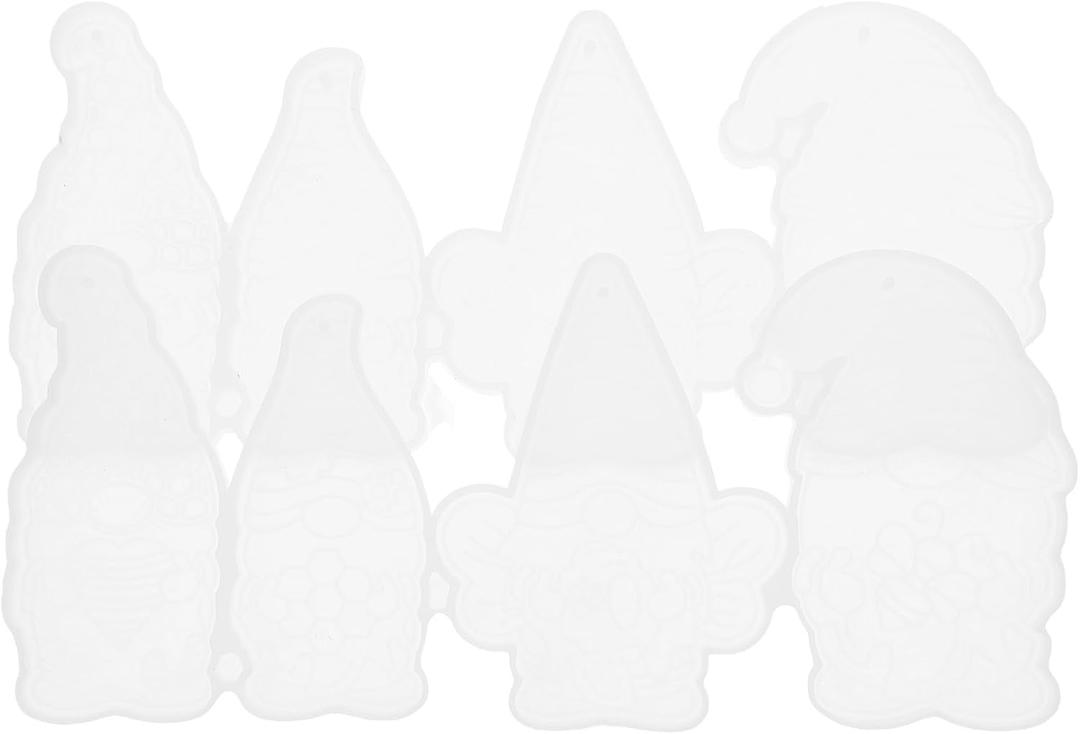 Tofficu Silicone Keychain Mold 2 Pieces 6.49X2.95 Inch Resin Casting Molds for DIY Uv Resin Crafts Bee Designs Holiday Decorations and Jewelry Making