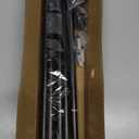 Alskarhem Black Curtain Rods for Windows 32 to 90 Inch,5/8 Inch Small Curtain Rod Set With Brackets