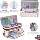 AMOIGEE Expandable Double-Layer Carrying Case for Cricutt Maker 4, Maker 3, Explore 4, Explore 3, Explore Air 2, Silhouete Cameo 3 & 4, Padded Storage Bag for Cutting Mat,Tools,Accessories&Suppliers