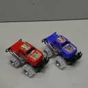 ArtCreativity Monster Truck Toys 3 Pack with Motion Activated Light up Wheels Friction Powered Push and Go Vehicles for Boys Age 3-8 Realistic 4x4 Monster Trucks for Easter Basket Birthday Gifts