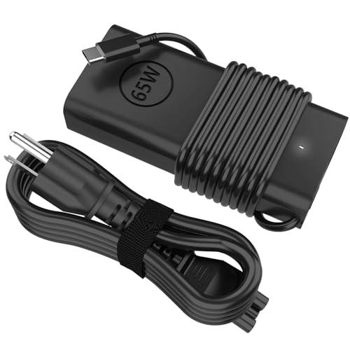 60W 65W USB-C AC Adapter fits for Dell Laptop Charger USB C, for Dell Pro 13 14 16 Plus/Inspiron 14 16/ Latitude 5420 5520 5540 7420 5550 5450/ XPS 13/ Chromebook Computer Type C Power Cord