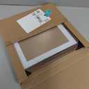 Rustic Walnut 11x11 Frame - Single Frame, 11 x 11 Poster Frame with Mat for 9x9, Picture Frames for Artwork, Puzzles, Photos and Movie Posters