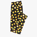 Lularoe Tall Curvy (TC fits Sizes 12-18) Taco Tuesday Happy Tacos Black Red Green Yellow Buttery Soft Adult Leggings, Pack Of 3
