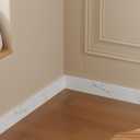 Yutianli Peel and Stick Wall Baseboard Molding Trim 6-Pack of 39.5"x 3.2" Marble Pattern PVC Wall Base Moulding Trim Self Adhesive Ceiling Molding Trim