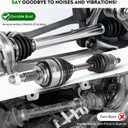 Front Left or Right CV Axle Shaft Assembly for Toyota & Lexus 4Runner 2003-2022, Tacoma 2005-2020, FJ Cruiser 2007-2014, GX460 2010-2022, GX470 2003-2009 -1 pcs