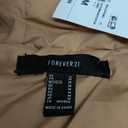 Forever 21 womens Cropped Hooded Puffer Vest (X-Large, Camel)