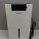 KeepGlad Dehumidifier, 98OZ Dehumidifiers for Home(1000sq.ft), Humidity Display Dehumidifier for Basement Bathroom Bedroom, Auto Shut Off, Washable Filter, Drain Hose, Timer, 7 Ambient Lights, White