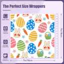 4 x 100Pcs Wax Paper Sheets 7x7 Inch, 45gsm Heavy Duty, Oil-Proof Non-Stick Deli Paper, Food Basket Liners & Sandwich Wrapping Paper for Cookie, Cake, Baking Supplies